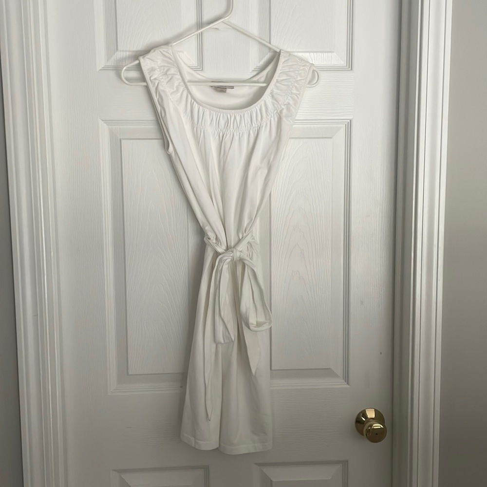 White Loft Tie Dress: Size XSP